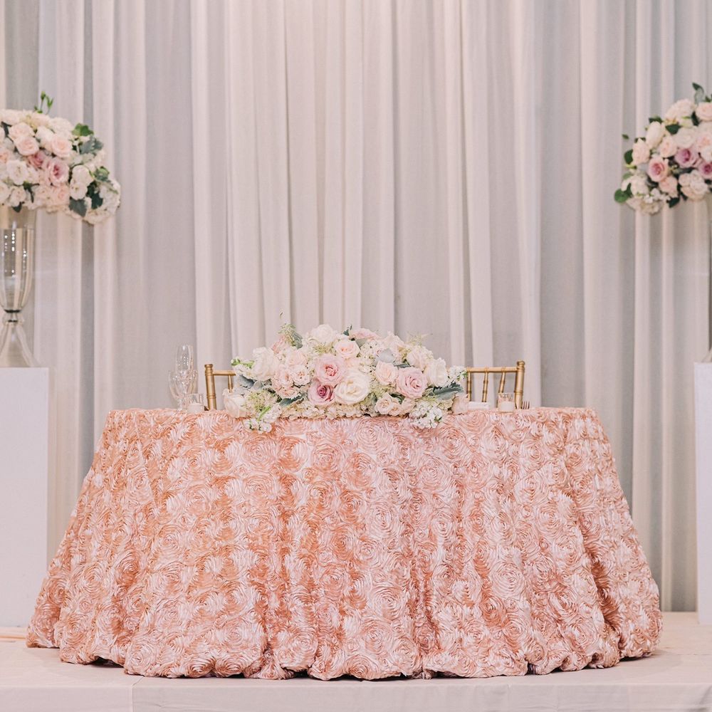 Chloe Rose - Kimberly perfectly captured our simple elegant theme! - Sweetheart Table - Floral Designers Near Me