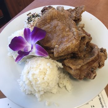 Guieb Cafe - Homestyle Fried Chicken (juicy according to friend!) - New American Near Me - Honolulu, Hawaii