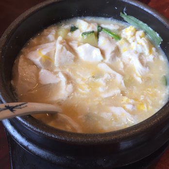 Daol Tofu - Tofu soup - can adjust your level of spice. I asked for clear bc I can't handle spice (yes I know despite being Korean) - Korean Near Me - Oakland, California Daol Tofu - Tofu soup - can adjust your level of spice. I asked for clear bc I can't handle spice (yes I know despite being Korean) - Korean Near Me - Oakland, California