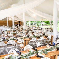 The Gardens of Castle Rock - The Wedding Reception Tent at The Gardens of Castle Rock, Northfield, MN.