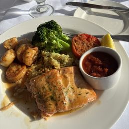 I think this was called a seafood supreme