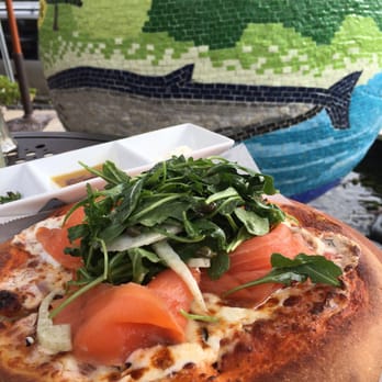 Urth Caffe - Lox breakfast pizza - Coffee & Tea Near Me - Laguna Beach, California