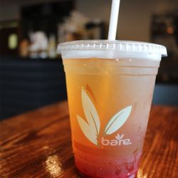 Scout's Cafe - Iced tea with fruit purée