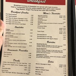 Mimi's Restaurant - Menu