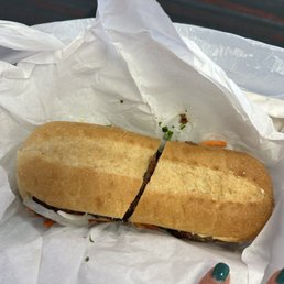 Pork Meatball Sandwich