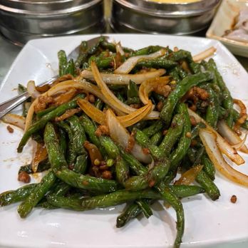 Golden Dim Sum Restaurant - Green beans w/pork - Dim Sum Near Me - Houston, Texas Golden Dim Sum Restaurant - Green beans w/pork - Dim Sum Near Me - Houston, Texas