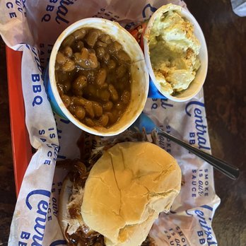 Central BBQ - Pulled Pork, Baked Beans, Tater Salad - Barbeque Near Me - Memphis, Tennessee Central BBQ - Pulled Pork, Baked Beans, Tater Salad - Barbeque Near Me - Memphis, Tennessee