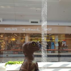 Kirlin's Hallmark Shop - Bob the Raptor Says "Mammals come here to get cards."