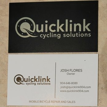 Quicklink Cycling Solutions - Business Card - Bike Repair/Maintenance Near Me