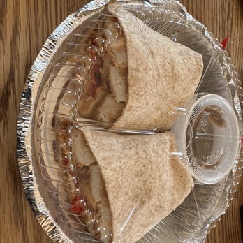 Cassie's Pizzeria - Chicken, Mozzarella & Roasted Peppers Wrap...NO FRIES - Pizza Near Me - Englewood, New Jersey
