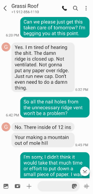 Slide of Grassi Roofing