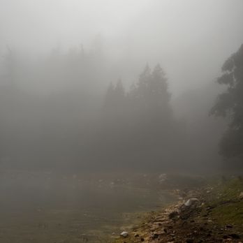 Crystal Lake Cafe - Crystal Lake on a foggy day - American Near Me - Azusa, California Crystal Lake Cafe - Crystal Lake on a foggy day - American Near Me - Azusa, California