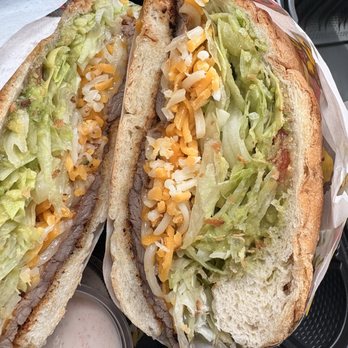 California Burrito - All lettuce and cheese and hard bread lol - Mexican Near Me - Galt, California