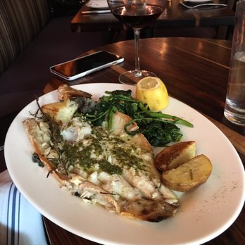 Bustan - branzino. deconstructed and filleted. great presentation. :) - Mediterranean Near Me - New York, New York Bustan - branzino. deconstructed and filleted. great presentation. :) - Mediterranean Near Me - New York, New York
