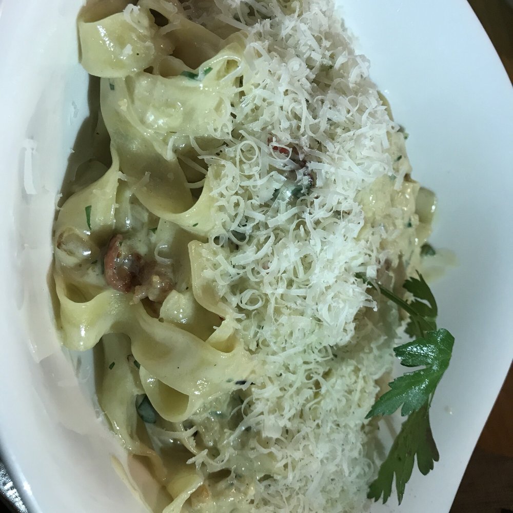Vapiano - Miami - Pasta carbonara with tagliatelle - Italian Near Me - Miami, Florida