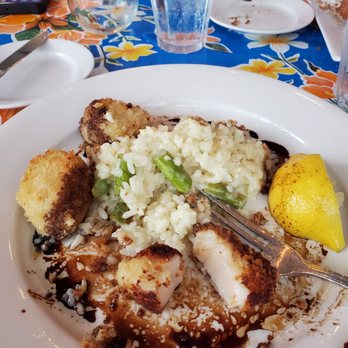 Centro Ristorante & Bar - Crispy scallops with risotto - Italian Near Me - Fairfield, Connecticut