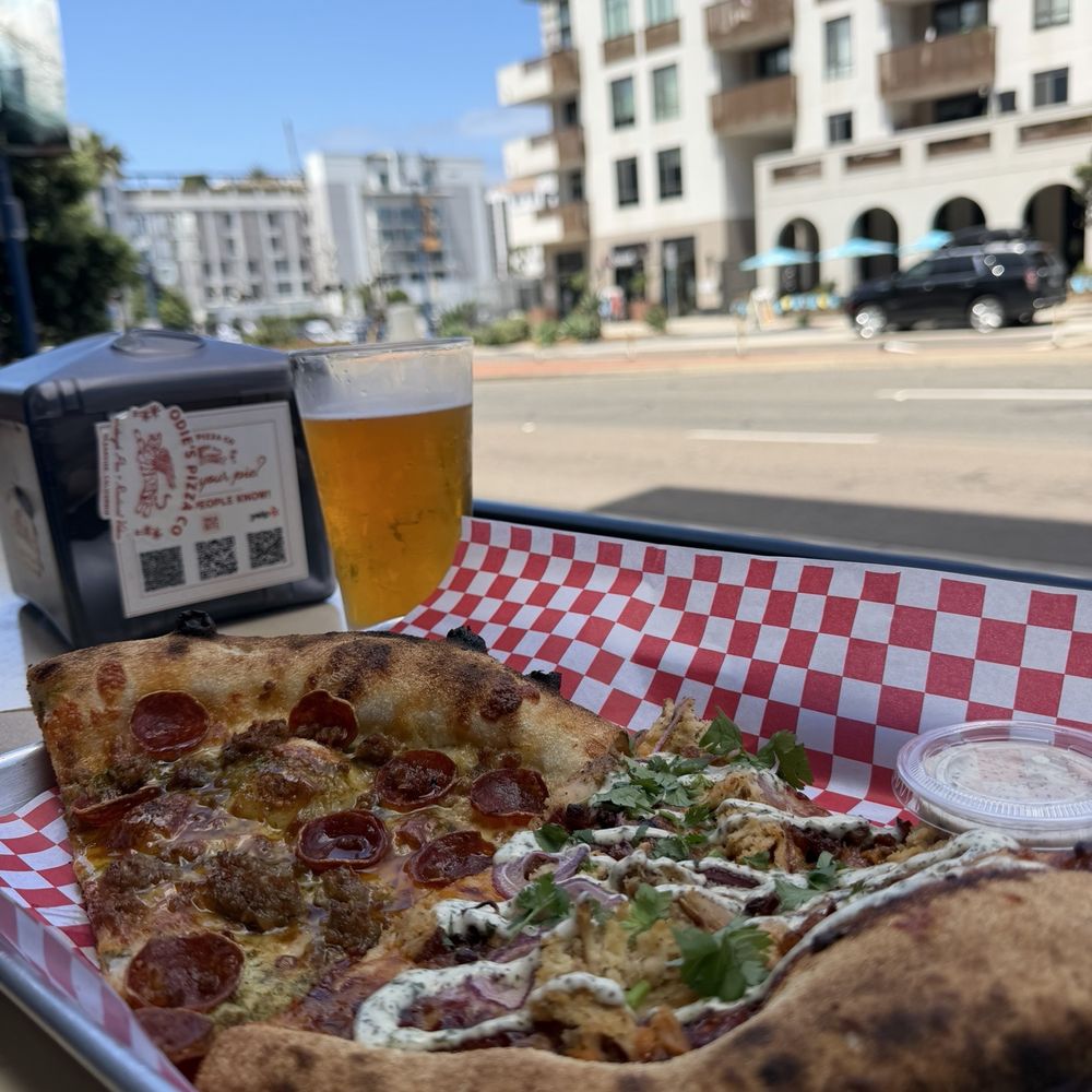 Odie's Pizza - Cowboy Dan slice - Pizza Near Me - Oceanside, California