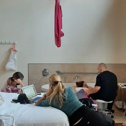 Birth suite with my awesome team! Birth suite with my awesome team!