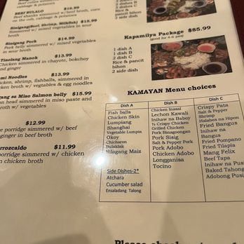 D'Pinoy Joint - Menu 6 - Filipino Near Me - Las Vegas, Nevada