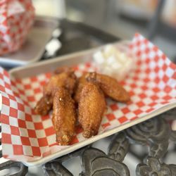Chibab Korean Fried Chicken - Soy garlic wings. Yummy
