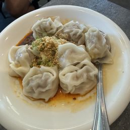 Vegetable and Kurobuta Pork Spicy Wontons
