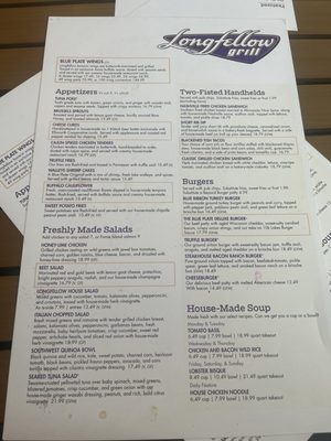 Menu photo 2 Longfellow Grill Minneapolis, MN Menu photo 2 Longfellow Grill Minneapolis, MN