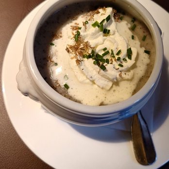 Restaurant Boucherie AuGust - Truffle celeriac soup. - Swiss Food Near Me - Zürich, ZH Restaurant Boucherie AuGust - Truffle celeriac soup. - Swiss Food Near Me - Zürich, ZH