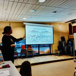 Sarah Cook - Certified HeartMath® Trainer, Mentor and Trauma-Sensitive Practitioner. Group classes offered online and in person, retreats and workshops