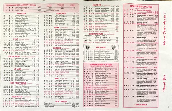 Menu photo 1 New China King Tampa, FL