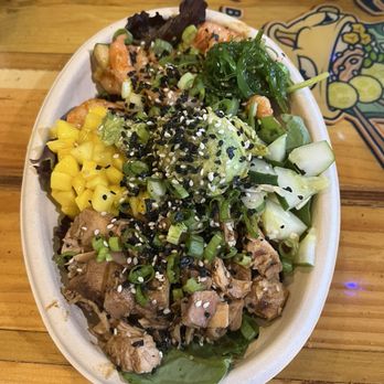 Poke Fin - Create Your Own Poke Bowl (2 Scoops) - Poke Near Me - Cocoa Beach, Florida