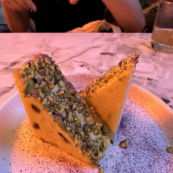 Eyval - Saffron Ice Cream Sandwich, saffron ice cream, golden raisin, pistachio, rose  $14 - Persian/Iranian Near Me - Brooklyn, New York