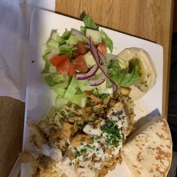 Al Basha - Chicken Al Basha Shawarma Plate - Mediterranean Near Me - Seattle, Washington