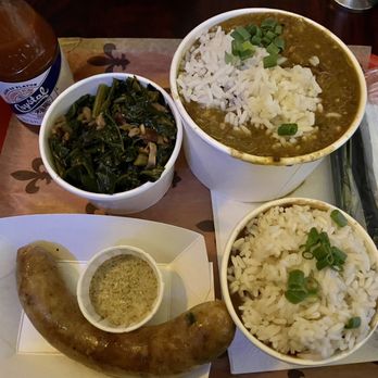 The Rougaroux - Collared greens, Gumbo, Boudin, Red beans & rice - Cajun/Creole Near Me - Birmingham, Alabama The Rougaroux - Collared greens, Gumbo, Boudin, Red beans & rice - Cajun/Creole Near Me - Birmingham, Alabama