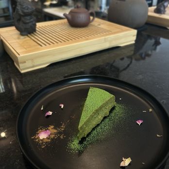 Wild Tea Leaf - Matcha cheese cake - Tea Rooms Near Me - Santa Barbara, California Wild Tea Leaf - Matcha cheese cake - Tea Rooms Near Me - Santa Barbara, California
