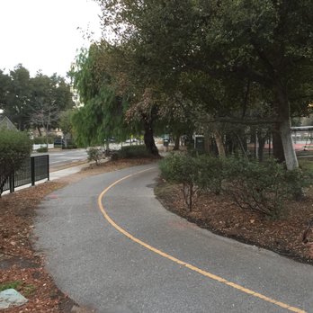 Embarcadero Bike Path - Looking North from bend, Churchill Ave to the left - Active Life Near Me - Palo Alto, California Embarcadero Bike Path - Looking North from bend, Churchill Ave to the left - Active Life Near Me - Palo Alto, California