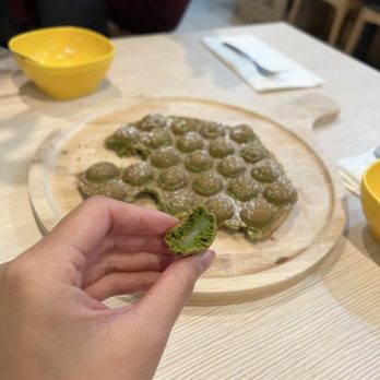 UC Dessert - Matcha Mochi Egg-Puff | IG: @tffny.eats - Desserts Near Me - Oakland, California UC Dessert - Matcha Mochi Egg-Puff | IG: @tffny.eats - Desserts Near Me - Oakland, California