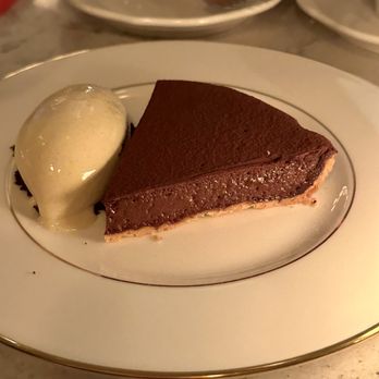 Chez Noir - Chocolate tarte and whiskey ice cream - Seafood Near Me - Carmel, California