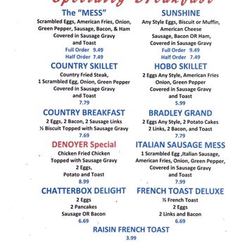 Chatterbox Cafe - Breakfast specials - Breakfast & Brunch Near Me - Bradley, Illinois