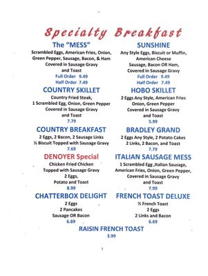 Menu photo 5 Chatterbox Cafe Bradley, IL