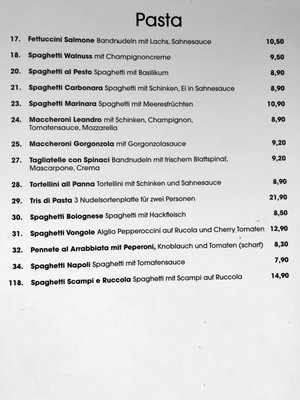 Menu photo 5 Trattoria da Leandro Hamburg, HH Menu photo 5 Trattoria da Leandro Hamburg, HH