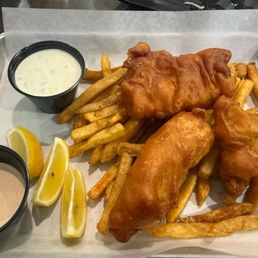 Fish and chips Fish and chips