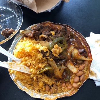 Santo Domingo Restaurant - Steak with rice #39 - Dominican Near Me - Brooklyn, New York