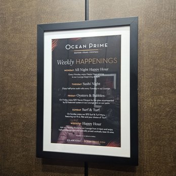 Ocean Prime - Seafood Near Me - Chicago, Illinois