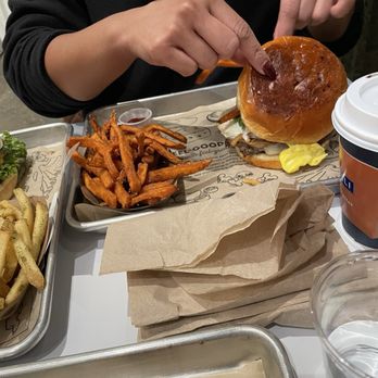 The Melt - Mushroom burger and SWEET POTATO FRIES - Burgers Near Me - San Francisco, California The Melt - Mushroom burger and SWEET POTATO FRIES - Burgers Near Me - San Francisco, California
