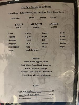 Menu photo 5 Bungalow Joe's Hanover Park, IL