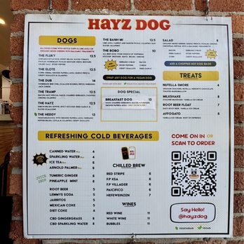 Hayz Dog - Menu - Hot Dogs Near Me - San Francisco, California Hayz Dog - Menu - Hot Dogs Near Me - San Francisco, California