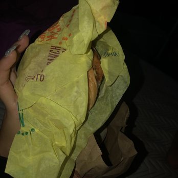 McDonald's - this is how i had my sandwich wrapped when i opened the bag - Fast Food Near Me - Orlando, Florida