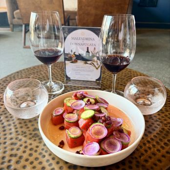 Malendrina Wine Bar - Watermelon Salad - Wine Bars Near Me - Hermosa Beach, California
