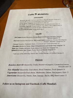 Menu photo 3 Cafe Mundial Monrovia, CA Menu photo 3 Cafe Mundial Monrovia, CA