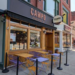 Campo Enoteca - Outside, on elm Street.